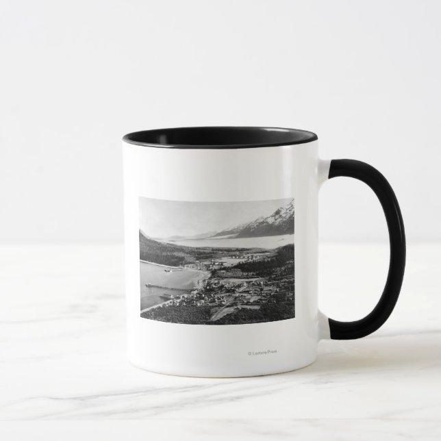 Tasse Vue aérienne de Haines, Alaska (Droite)