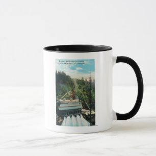 Tasse Vue aérienne de la centrale d'électron
