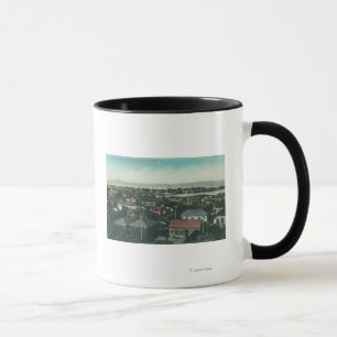 Tasse Vue aérienne de la ville et de Mare Island