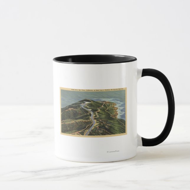 Tasse Vue aérienne de Point Loma (Droite)