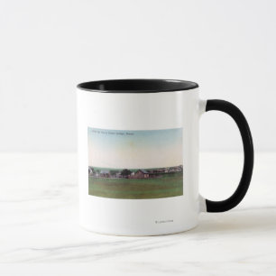 Tasse Vue aérienne des ressorts de TownSharon, KS