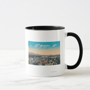 Tasse Vue aérienne du d'Alene de CityCoeur,