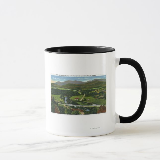 Tasse Vue aérienne du saut de ski olympique de 60 mètres (Droite)