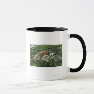 Tasse Vue aérienne orientale des au sol de fort