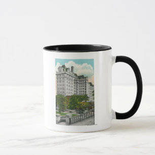 Tasse Vue d'approche de capitol de bâtiment du téléphone
