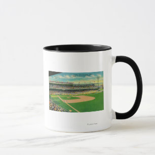 Tasse Vue de blanchisseurs de première base de champ de