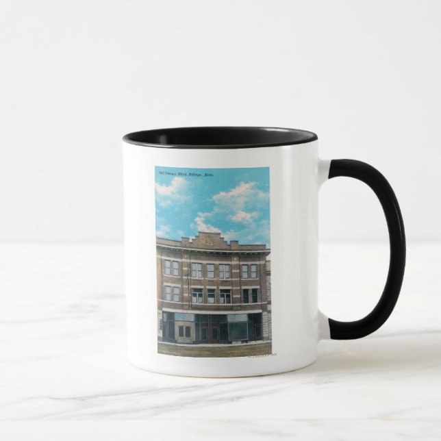 Tasse Vue de bloc des anciens boursiers, facturation, MT (Droite)