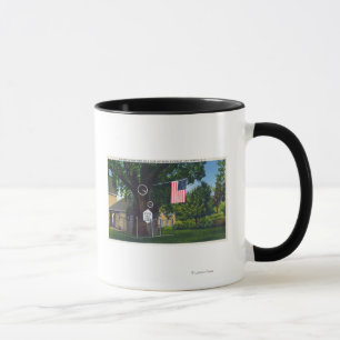 Tasse Vue de ferme d'arbre historique de faux