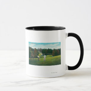 Tasse Vue de golfeur environ prête à SwingOakland, CA