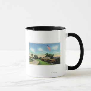 Tasse Vue de la batterie sud et du bastion du drapeau