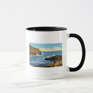 Tasse Vue de la falaise de Bald Head à York Beach