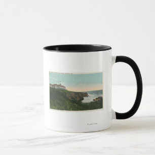 Tasse Vue de la falaise de tête de chaume et de l'extéri
