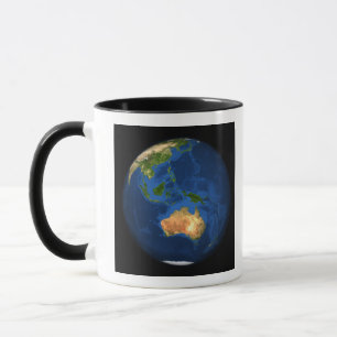 Tasse Vue de la pleine terre montrant l'Indonésie, océ