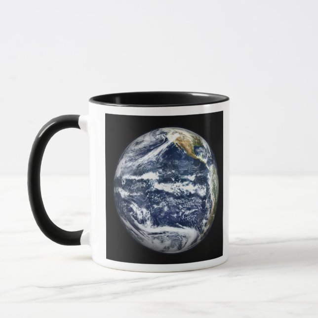 Tasse Vue de la Terre entière centrée sur l'océan Pacifi (Gauche)