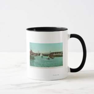 Tasse Vue de la ville de FrontRedwood de l'eau, CA