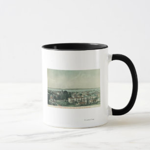 Tasse Vue de la ville depuis la tour de l'hôtel de ville