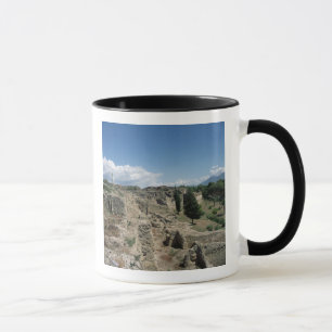 Tasse Vue de la ville ruinée