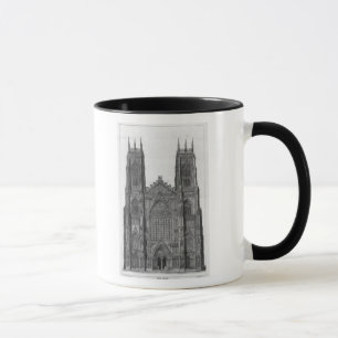 Tasse Vue de l'avant occidental de la cathédrale de Yor