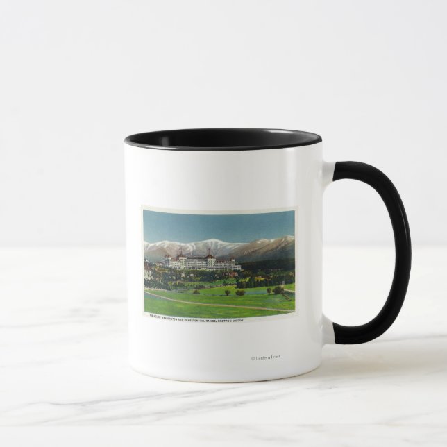 Tasse Vue de l'hôtel Mt Washington, chaîne présidentiell (Droite)