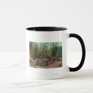 Tasse Vue de Lumberjacks, Scène de journalisationSterlin
