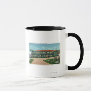 Tasse Vue de magasin d'hôtel et de souvenir de sommet de