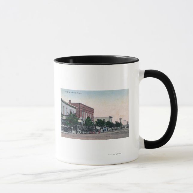 Tasse Vue de Main StreetScott City, KS (Droite)