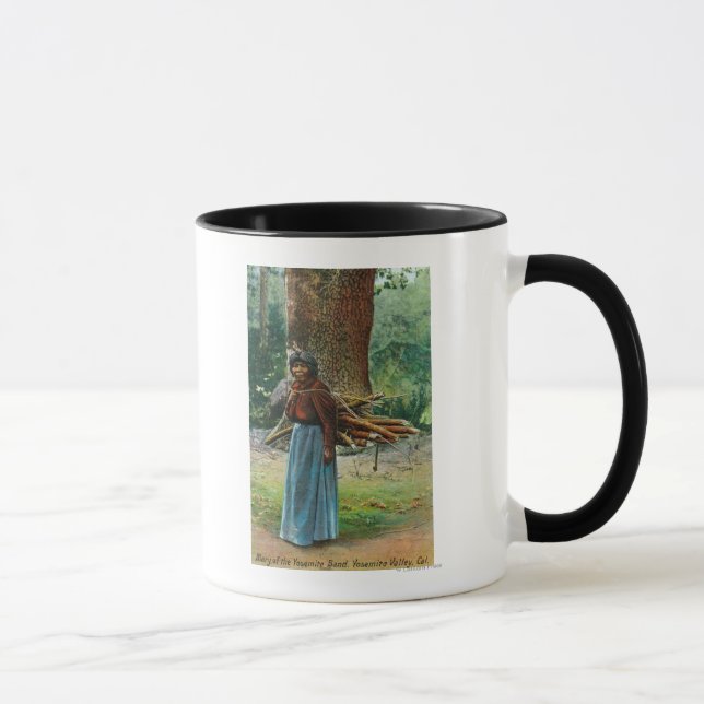 Tasse Vue de Marie des indigènes Yosemites portant (Droite)