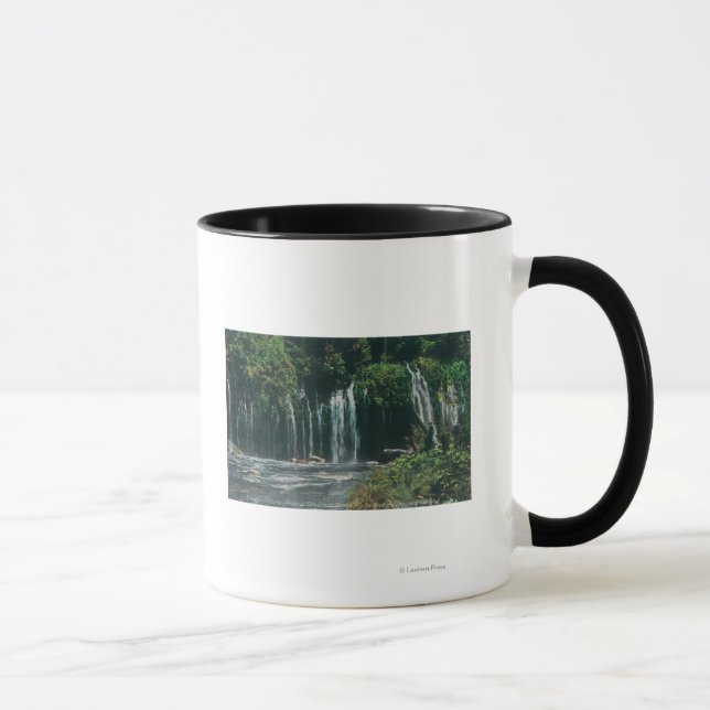 Tasse Vue de Mossbrae FallsShasta Springs, CA (Droite)