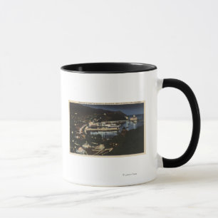 Tasse Vue de nuit de baie d'Avalon