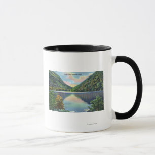 Tasse Vue d'entaille de Franconia de lac profile
