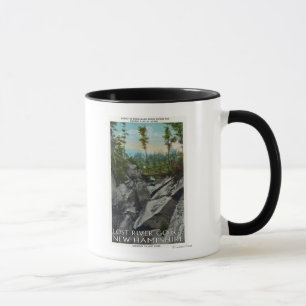 Tasse Vue d'entrée d'une gorge glaciaire antique