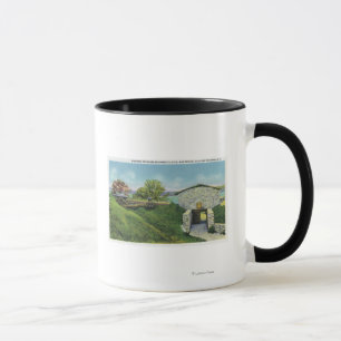 Tasse Vue des quarts d'adjudant dans le vieux château