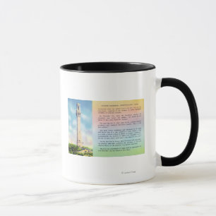 Tasse Vue d'information commémorative et brève de