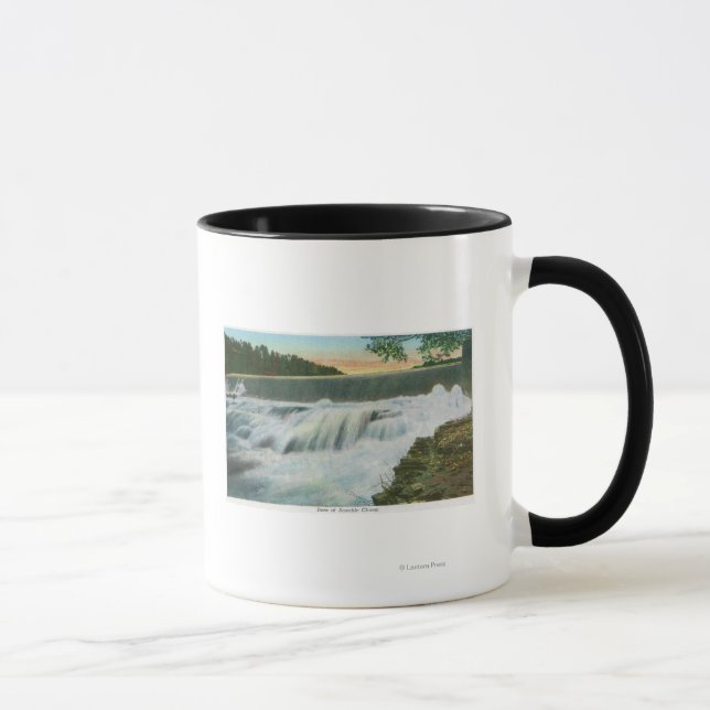 Tasse Vue du barrage d'Ausable Chasm (Droite)