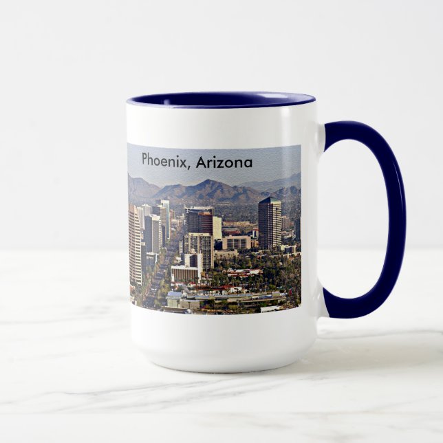 Tasse Vue du centre de Phoenix, Arizona (Droite)