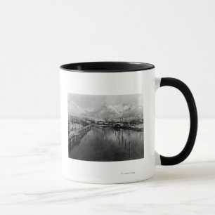 Tasse Vue du front de mer à Valdez, Alaska Photographie