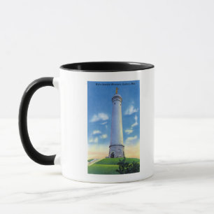 Tasse Vue du monument Myles Standish