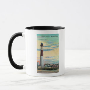 Tasse Vue du phare d'AbseconAtlantic City, NJ