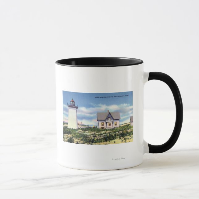 Tasse Vue du phare Wood End (Droite)