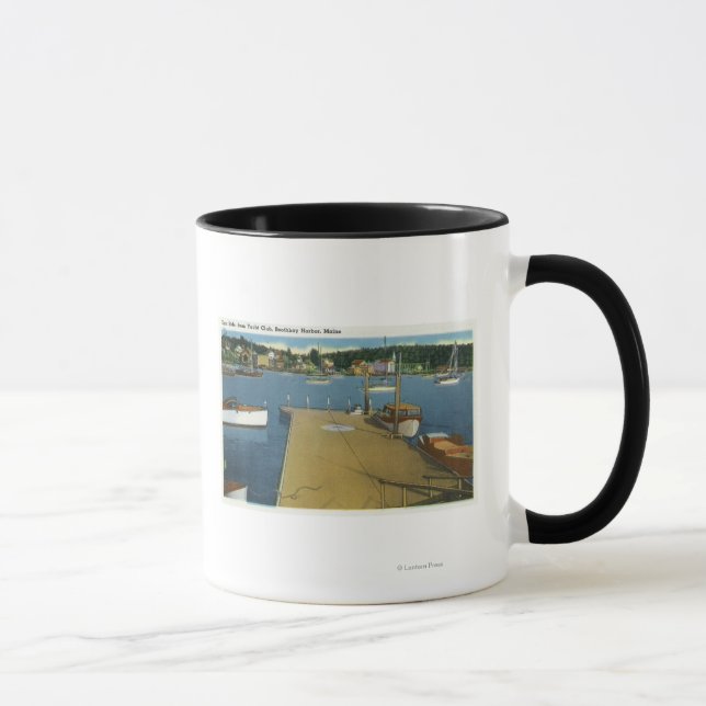 Tasse Vue du port de East Side Yacht Club (Droite)