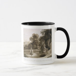 Tasse Vue du temple de Suryah et de la fontaine de M