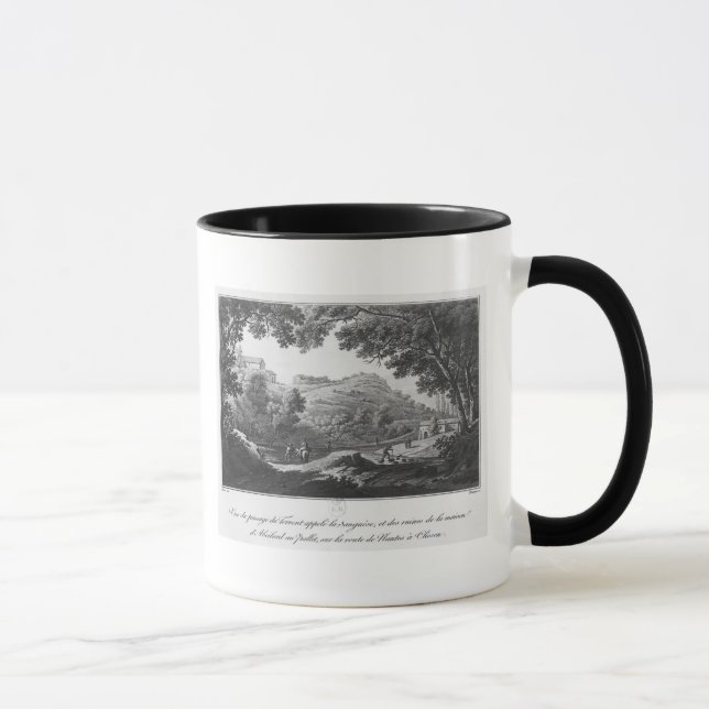 Tasse Vue du torrent connu sous le nom de La Sanguese (Droite)
