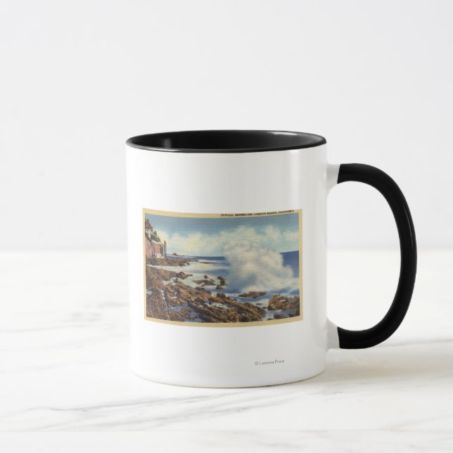Tasse Vue d'un littoral typique (Droite)