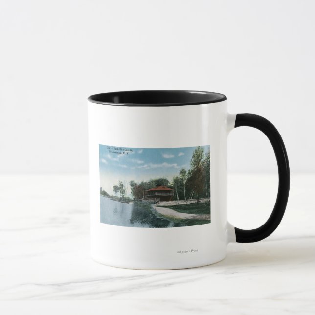 Tasse Vue extérieure de Central Park Casino (Droite)