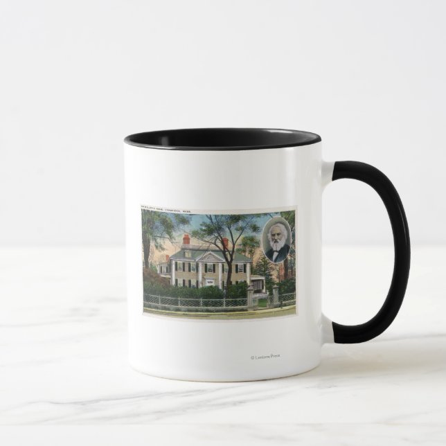 Tasse Vue extérieure de la maison de Longfellow (Droite)