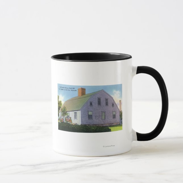 Tasse Vue extérieure de la maison Old Harlow (Droite)