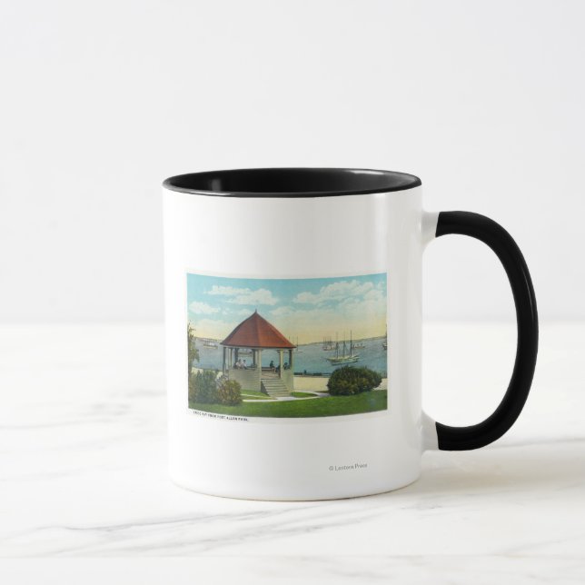 Tasse Vue extérieure de la perle de l'île d'Orr (Droite)