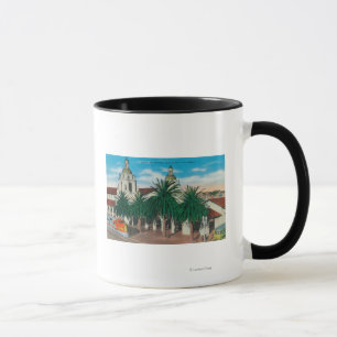 Tasse Vue extérieure de la station Père Noël Fe
