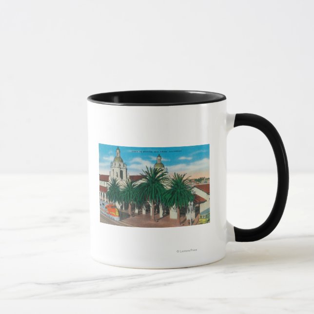 Tasse Vue extérieure de la station Père Noël Fe (Droite)