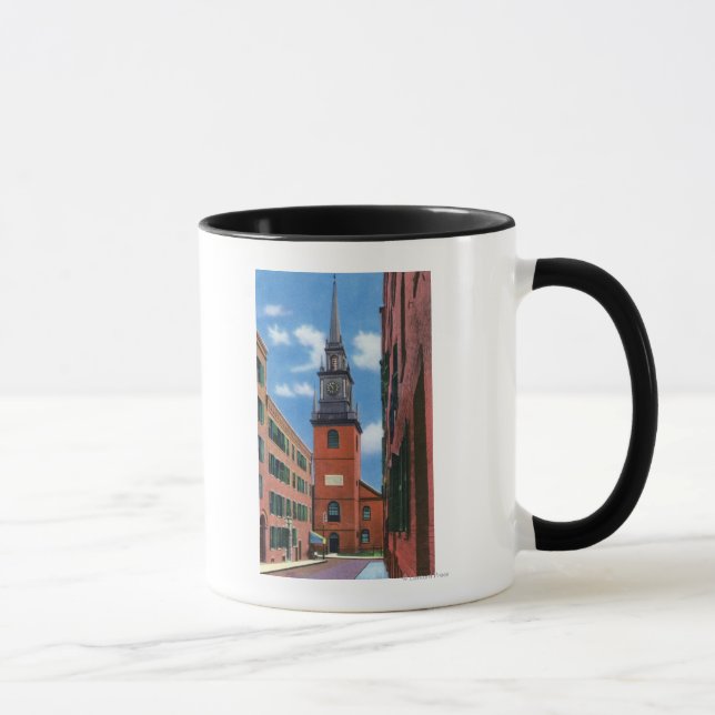 Tasse Vue extérieure de l'ancienne église du Nord (Droite)